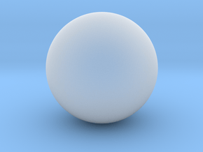 Solid Sphere (6.5cm diameter) in Clear Ultra Fine Detail Plastic