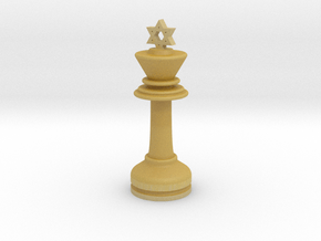 MILOSAURUS Chess MINI Star of David King in Tan Fine Detail Plastic