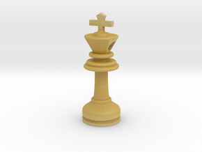 MILOSAURUS Jewelry Staunton Chess King Pendant in Tan Fine Detail Plastic