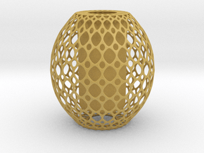 Ikebana Egg vase in Tan Fine Detail Plastic
