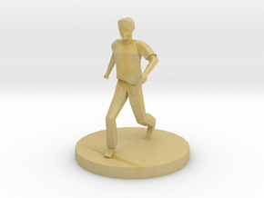 Male Runner in Tan Fine Detail Plastic