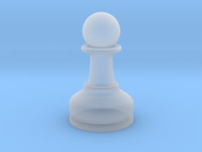 MILOSAURUS Chess MINI Staunton Pawn in Clear Ultra Fine Detail Plastic