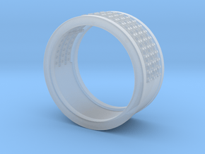 Wedding ring in Clear Ultra Fine Detail Plastic