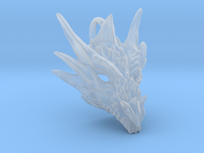 Plastic Umbral Dragon Pendant in Clear Ultra Fine Detail Plastic