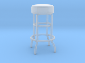1-12.Metal Stool (not full size) in Clear Ultra Fine Detail Plastic