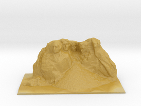 Mount Rushmore in Tan Fine Detail Plastic