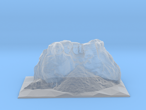 Mount Rushmore in Clear Ultra Fine Detail Plastic