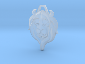 Lion in Clear Ultra Fine Detail Plastic