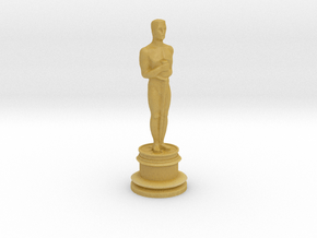 Oscar Trophy in Tan Fine Detail Plastic
