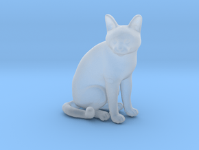 1/22 Chartreux Sitting in Clear Ultra Fine Detail Plastic