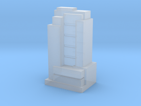 Custom Monopoly Hotel Version 8 (3cm tall) in Clear Ultra Fine Detail Plastic