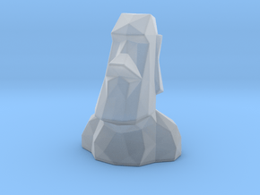 Easter Island Moai Statue in Clear Ultra Fine Detail Plastic