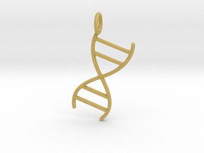 DNA No.1 Pendant and Keychain in Tan Fine Detail Plastic
