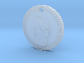 PokeCoin Medal in Clear Ultra Fine Detail Plastic