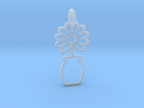 Tree No.3 Pendant in Clear Ultra Fine Detail Plastic
