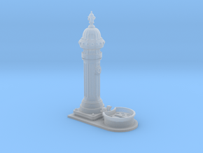 1:35th scale classic European drinking fountain in Clear Ultra Fine Detail Plastic