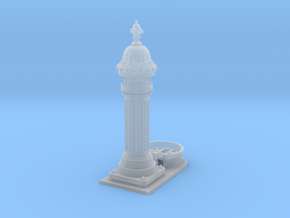 1:24th scale Classic European drinking fountain in Clear Ultra Fine Detail Plastic