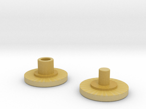 Button for 8x22x7mm Bearings in Tan Fine Detail Plastic