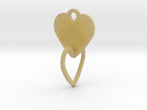 heart of the ring to connect with heart in Tan Fine Detail Plastic