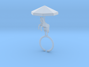 Carousel Ring in Clear Ultra Fine Detail Plastic