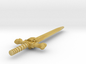 5.75" Bone Sword in Tan Fine Detail Plastic