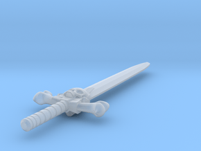 5.75" Bone Sword in Clear Ultra Fine Detail Plastic