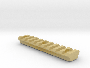 9 slot Keymod Picatinny rail in Tan Fine Detail Plastic