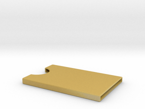 Card Holder for 5 cards in Tan Fine Detail Plastic