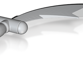 Nv-sword (#29) in Clear Ultra Fine Detail Plastic