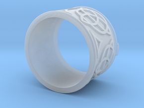 Celtic Ring Bene in Clear Ultra Fine Detail Plastic