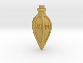 D6 dice potion bottle in Tan Fine Detail Plastic