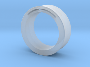 Simple Band-Nfc-Rfid Ring in Clear Ultra Fine Detail Plastic
