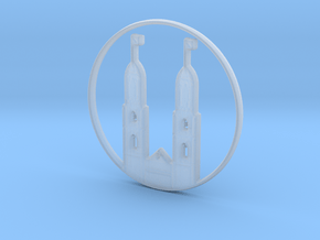 Zurich Pendant in Clear Ultra Fine Detail Plastic