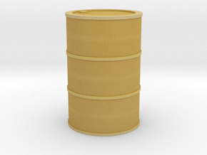 Oil Barrel 1/45 in Tan Fine Detail Plastic