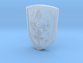 Link to the Past Shield for Figma in Clear Ultra Fine Detail Plastic