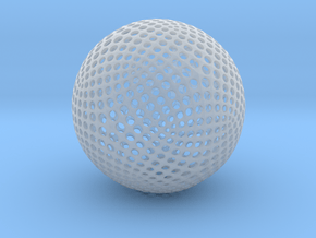 Designer Sphere in Clear Ultra Fine Detail Plastic