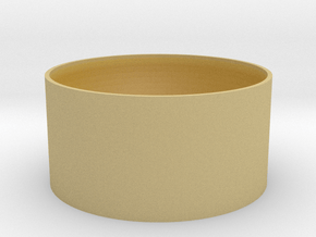 Coin Cup in Tan Fine Detail Plastic
