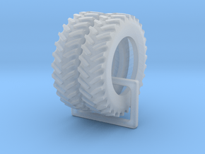 Tractor 5c Hollowed 1/64 scale / 18.4-R42 tires in Clear Ultra Fine Detail Plastic