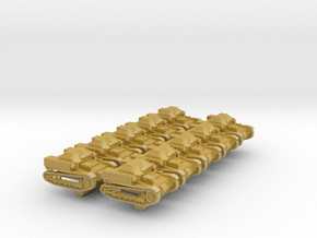 T27a Tankette (6mm, 10-up) in Tan Fine Detail Plastic