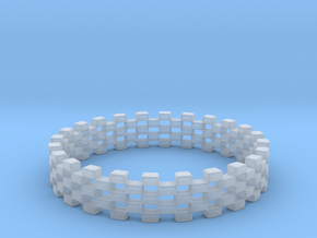 Continum Ring (US Size-8)  in Clear Ultra Fine Detail Plastic