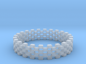 Continum Ring (US Size-5)  in Clear Ultra Fine Detail Plastic