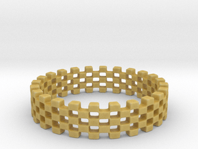 Continum Ring (US Size-4) in Tan Fine Detail Plastic