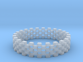 Continum Ring (US Size-4) in Clear Ultra Fine Detail Plastic