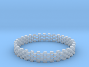 Continum Ring (Size-14) in Clear Ultra Fine Detail Plastic