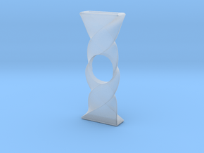 Twist Spinner in Clear Ultra Fine Detail Plastic
