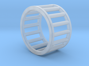 Albaro Ring Size-4 in Clear Ultra Fine Detail Plastic