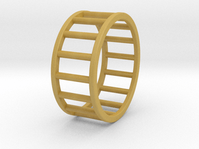 Albaro Ring Size-11 in Tan Fine Detail Plastic