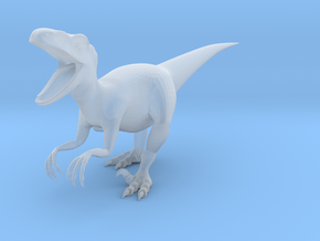 velociraptor in Clear Ultra Fine Detail Plastic