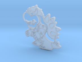 Paper Bowser in Clear Ultra Fine Detail Plastic