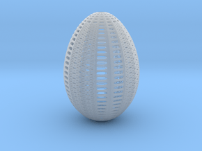 Designer Egg 1 in Clear Ultra Fine Detail Plastic
